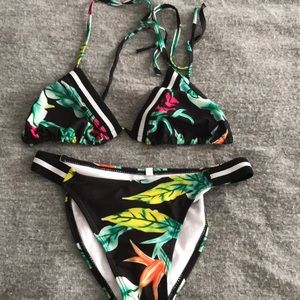 Lightly worn tropical bikini